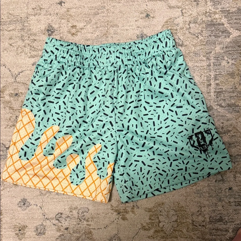 Mint Drip Baseball 101 Shorts YL - Picture 1 of 3